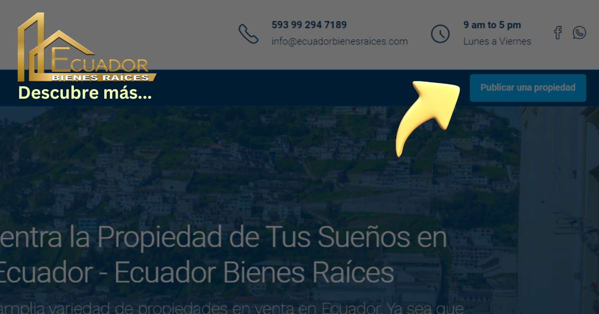 publicar propiedades gratis en ecuador
