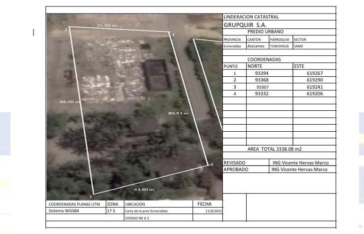 VENTA DE LOTE DE TERRENO EN SAME – TONCHIGÜE